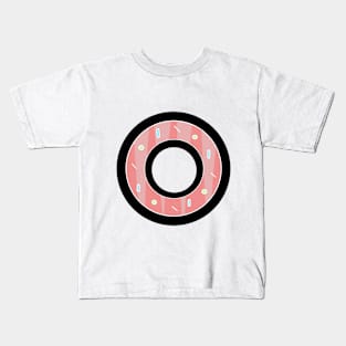 Pink Donut Kids T-Shirt